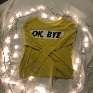Yellow long sleeve